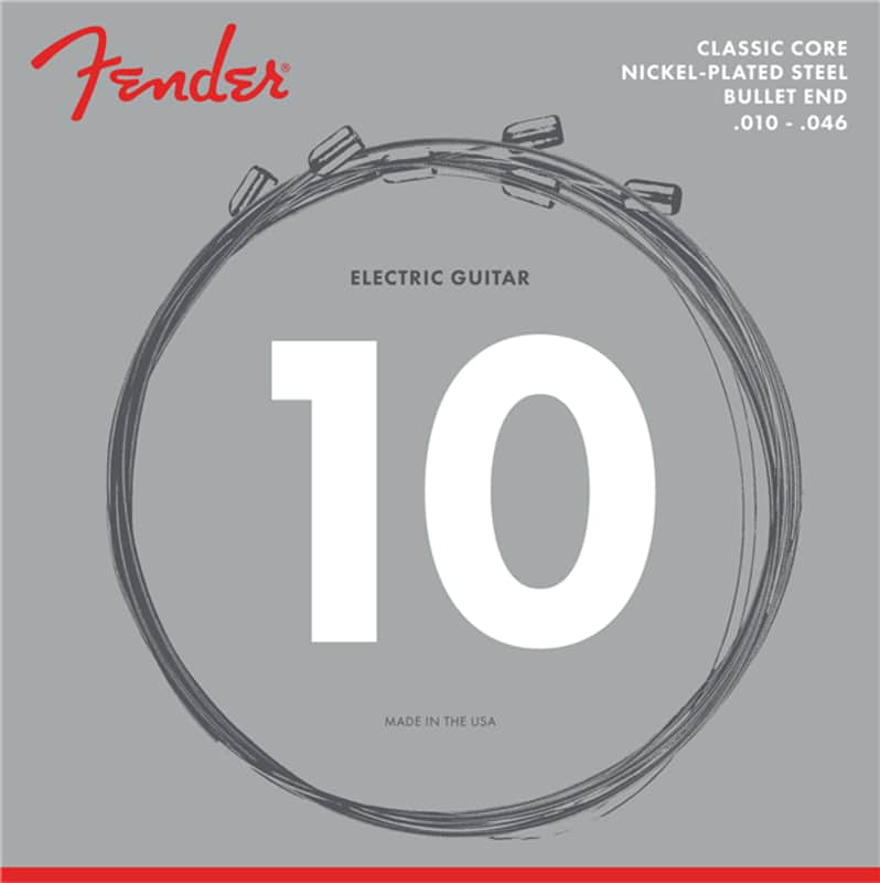 Fender Classic Core Electric Guitar Strings, 3255R, Nickel Plated Steel 010-046 image 1