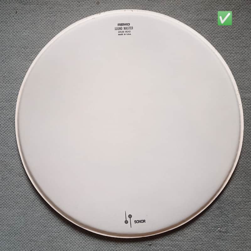 60s Sonor RARE, Collectable Sonor – Remo 16″ drum head Vintage…