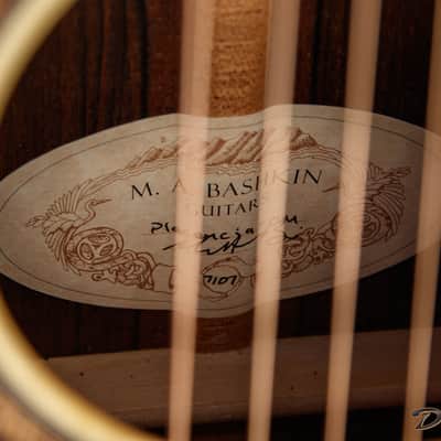 2007 Bashkin OM Placencia, Indian Ebony/Italian Spruce image 24