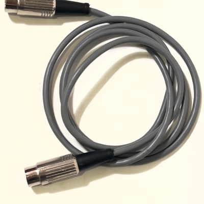 Vintage Naim Audio 4-pin DIN4 Interconnect Genuine OEM Latching Cable 1.4m 1980s - grey image 2