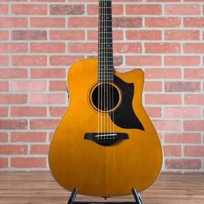 Yamaha AC5M ARE Concert Cutaway Acoustic-electric Guitar - Vintage Natural image 1