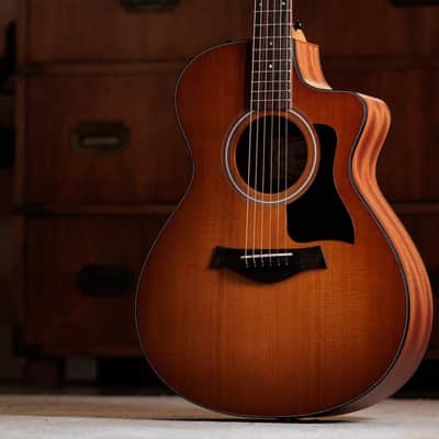 Taylor 112ce Special Edition Concert Acoustic/Electric Guitar Honeyburst with Deluxe Gigbag image 6