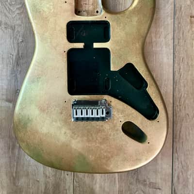 Custom Gold Finish Stratocaster + Fender Bag & Strap image 16