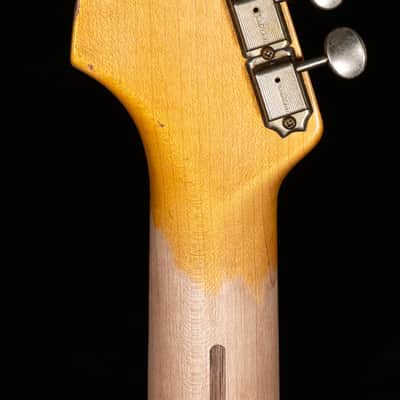 Fender Custom Shop 1958 Stratocaster Relic Faded Aged Chocolate 3-Color Sunburst (571) image 6