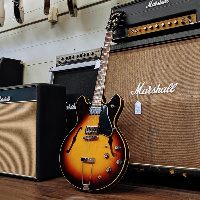 Gibson ES-335TD with Original Hardshell Case - Sunburst - 1979