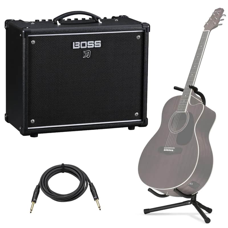 Boss Katana Gen 3 50W 1x12" Combo Guitar Amplifier, + Adjustable Guitar Stand + Guitar Cable image 1