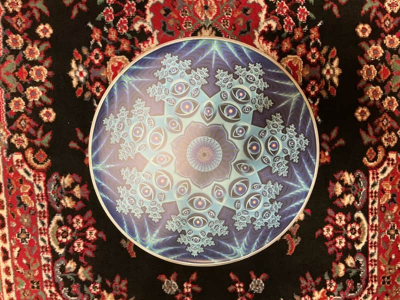 Evans Danny Carey TOOL 22” Fear Inoculum "Tondo"  Ver. #2 Bass Drum Head image 1