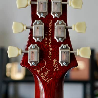 PRS Private Stock Singlecut 245 TM Factory Bigsby Triple Stain McCarty Burst #2951 2010 image 15