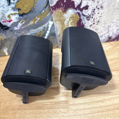 Acoustic Research AR EDGE Bookshelf Black Speakers with Stand Mounts Audiophile image 11