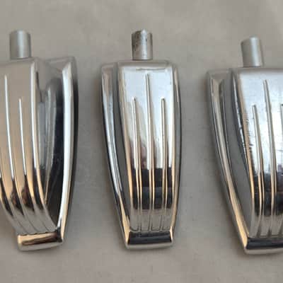 Five Used Ludwig 2243-1,2,3 Large Lugs w/ Slotted Screws image 2