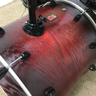 Premier Drums XPK Series 7 Piece Shell Pack Kit/Cherry Burst Finish/FAST FIVE image 13