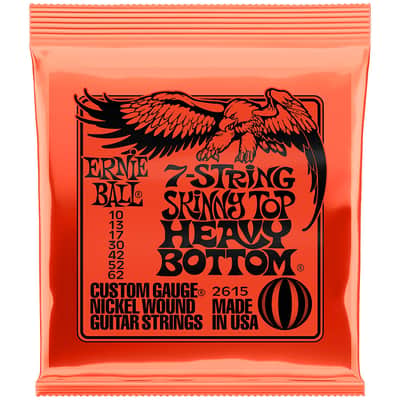 Ernie Ball 7-String Skinny Top Heavy Bottom 10-62 image 1