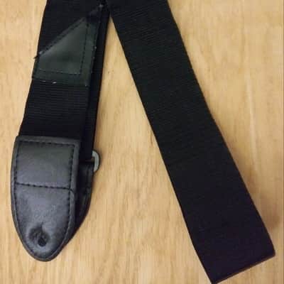 Electric Guitar Strap (Black Nylon) image 2