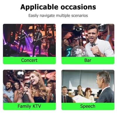 Tiwastage Wireless Microphone Audio Transmitter and Receiver System Plug-on XLR Mic Adapter for wired mic image 8