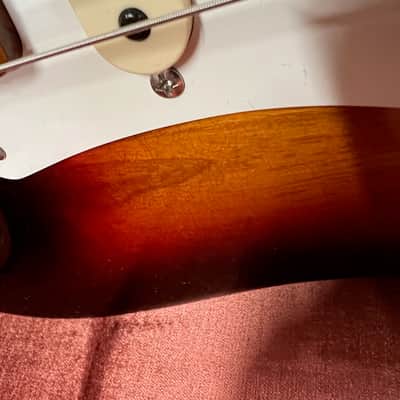 Fender Stratocaster, Limited Edition, Journeyman Relic, Closet Classic Hardware, Roasted 3A Flame Maple Neck, 1958 - Chocolate 3-Colour Sunburst image 21
