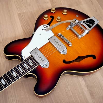 1996 Epiphone Casino '65 VT-VS Vintage Reissue Sunburst w/ Bigsby & Case, Peerless image 10