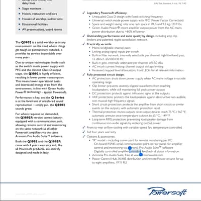 Powersoft Q3002 image 1