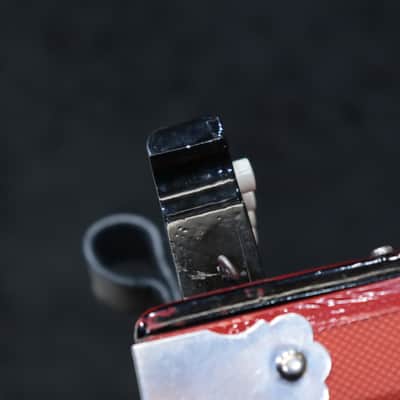 Gagné & Frère 1-Row 2-Bass 10-Treble Button "D" Red & Black Diatonic Accordion image 18