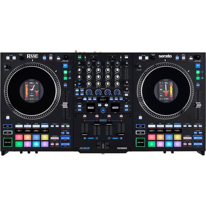 RANE PERFORMER Advanced 4-Channel Motorized DJ Controller Regular Black image 1
