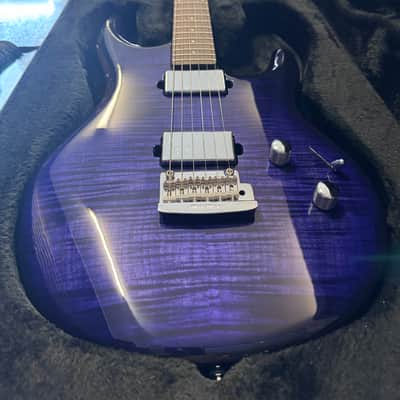 Ernie Ball Music Man Luke 4 HH Maple Top Grape Slushie image 3