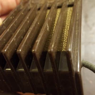 Turner Rare 162 Crystal harp mic lo-fi Hi-Z vintage 1950s - brown and gold image 10