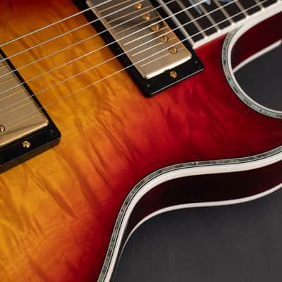 Gibson Les Paul Custom Ultima 5A-Quilt "Tree of Life" 2025 - Fireburst image 12
