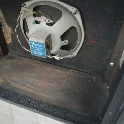 1965 Fender Vibro Champ Amp - Black Face Transitional image 12