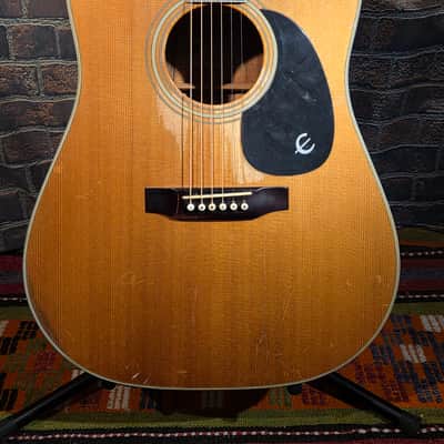 Vintage 70’s-80’s MIJ Epiphone PR-765 Natural Fresh Fret Level image 5