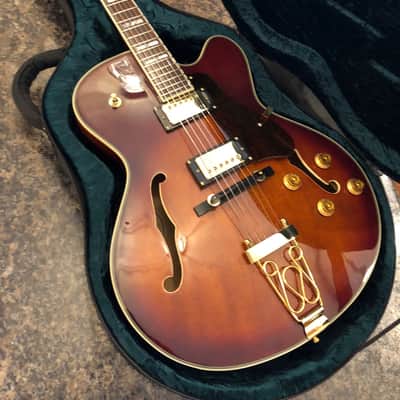 Samick HF-650 Artist Series, 1997, Full Body Tobacco Burst, Original and Mint Condition! image 6