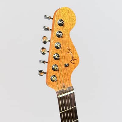 Fender Highway Dreadnought All-Mahogany Acoustic-Electric Guitar - Natural image 6