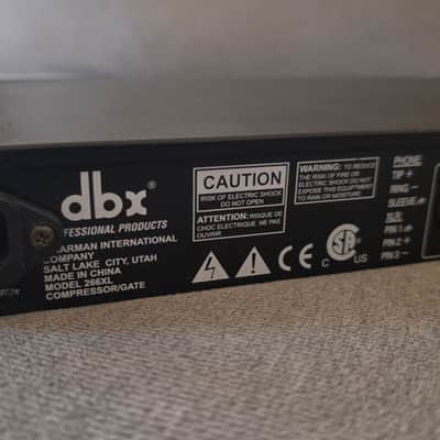 dbx 166XL Stereo Compressor / Limiter / Gate  - Black image 5