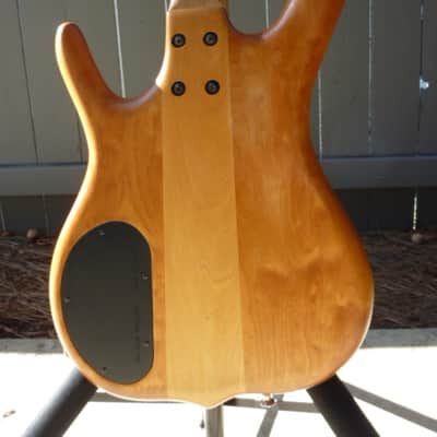 Ken Smith BSR 4J 1997 4 String Bass Quilted Maple USA Made image 5