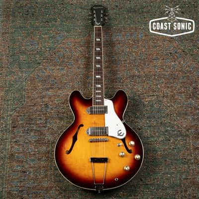 1990 Epiphone Casino Sunburst Pre-Elitist made in Japan w/hard case image 2