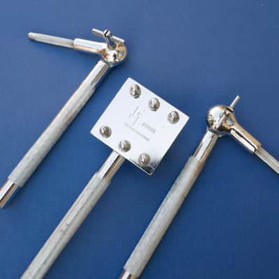 Sonor Champion Phonic Double Tomholder Complete 70s RARE image 9
