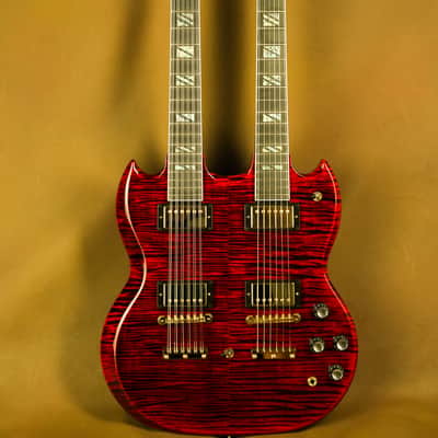 Gibson EDS-1275 Supreme Ultra Flamed Maple Double Neck SG Electric Guitar image 3