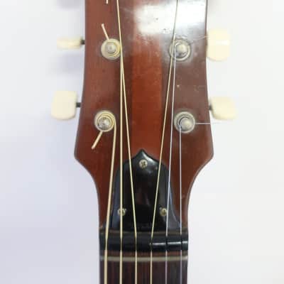 Vintage 1960s Eko Folk Ranger 6 Acoustic Guitar Well Made Very Good Shape Early Desirable Version Low Playable Action image 9