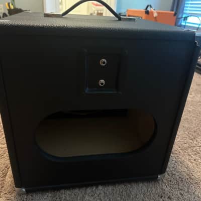 Avatar 1x15 Guitar Speaker Cabinet w/ WGS G15C Ceramic 16-Ohm 75W - Black Tolex / Silver Grille image 2