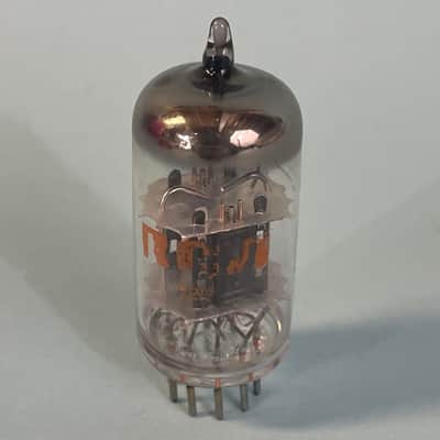 1972 RCA 6201 12AT7WA ECC81 Vintage Halo Getter Preamp Tube! T169 image 2