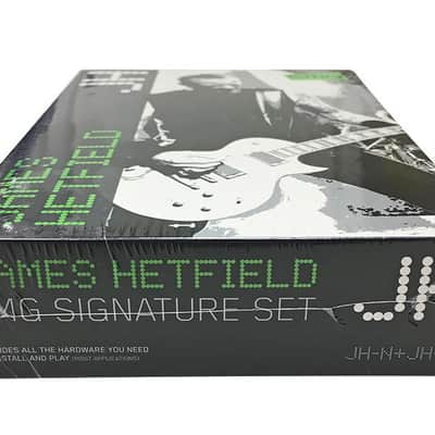 EMG James Hetfield JH Pickup Set~Brushed Black Chrome~W/Wiring Kit~Active~Brand New image 6