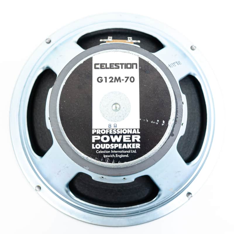 1987 Celestion G12M-70 8 Ohms, 70 Watts - Made-in-England