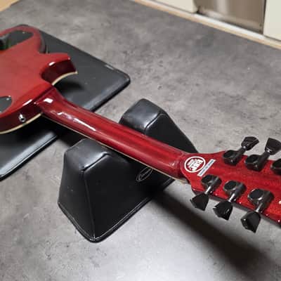 ESP Eclipse II Singlecut AAA Quilt Top 4-Knob LP Seymour Duncan HH Pro Artist Studio Red Guitar MIJ Japan STBC image 13