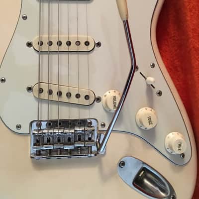 Fender Stratocaster 1959/'60 - Old Olympic White Stage Player image 4