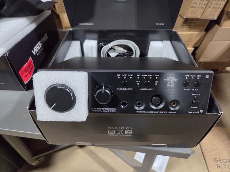 Violectric DHA V590 Pro Headphone Amplifier, Preamp, and DAC (B-Stock) image 1