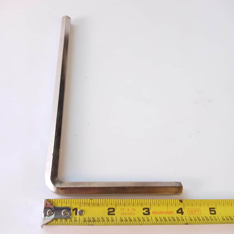 *Gretsch 70s #4937 Dual Purpose Single Tom Drum Hex Post L-Arm Holder Bass Mount image 1