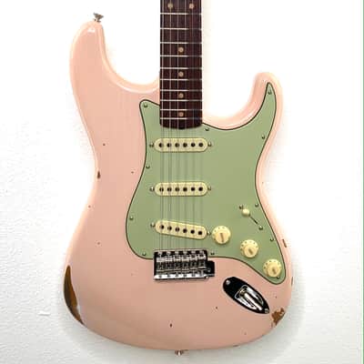 Fender Custom Shop Late '62 Stratocaster Relic/ Closet Classic - Faded Shell Pink image 2