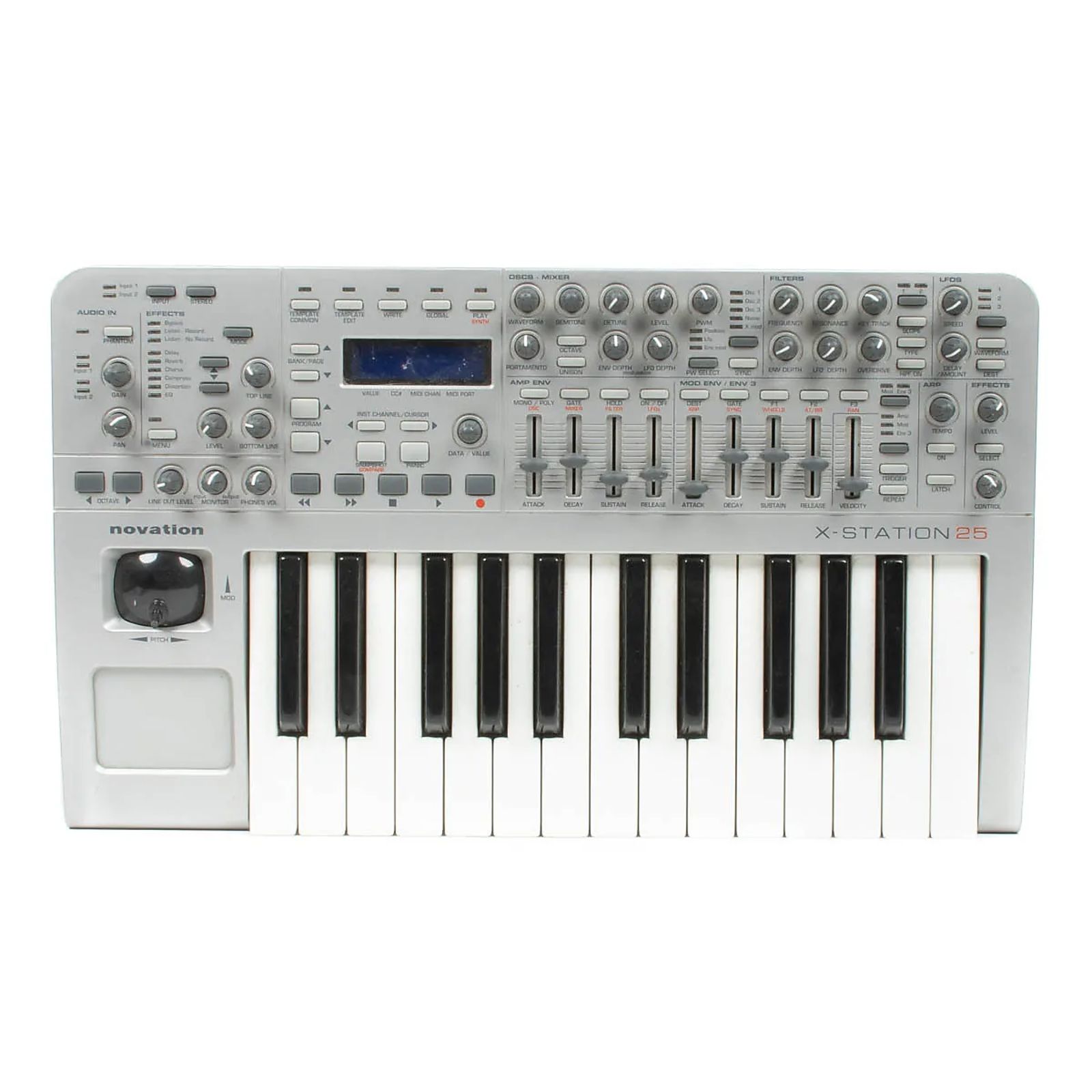 Novation X-Station 25-Key 8-Voice Synthesizer with USB Interface