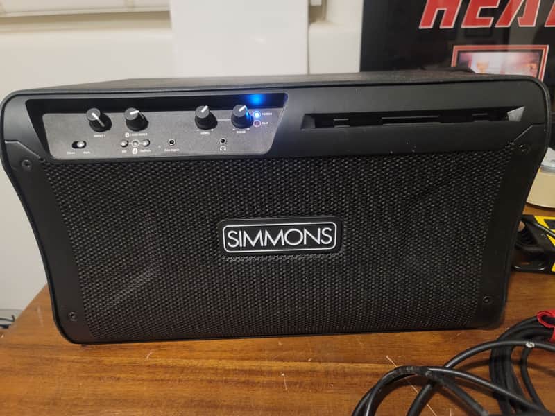 Simmons DA2108 100W Electronic Drum Monitor Amplifier – Tested & Working image 1