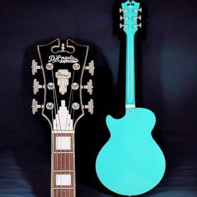 D'Angelico Premier SS Single Cutaway w/ stop-bar tailpiece, Surf Green* w/ DAPSSSGRNS image 5