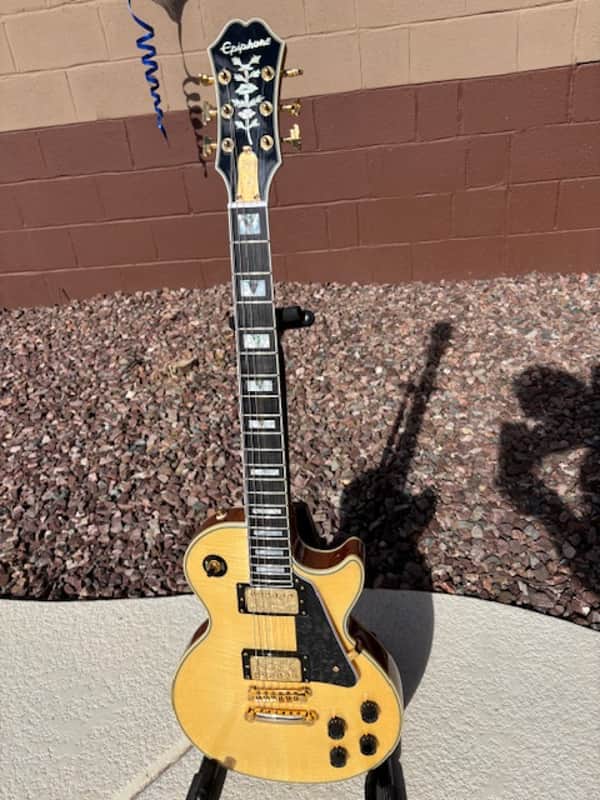 Epiphone Les Paul Custom 100th Anniversary Outfit 2015 - 2019 - Natural image 1