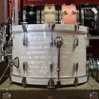 2006 Buddy Rich Drum Company Outfit in White Marine Pearl 14x24 9x13 16x16 16x16 image 6